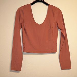 lululemon athletica Rust Crop Top